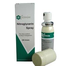 nitroglycerin spray